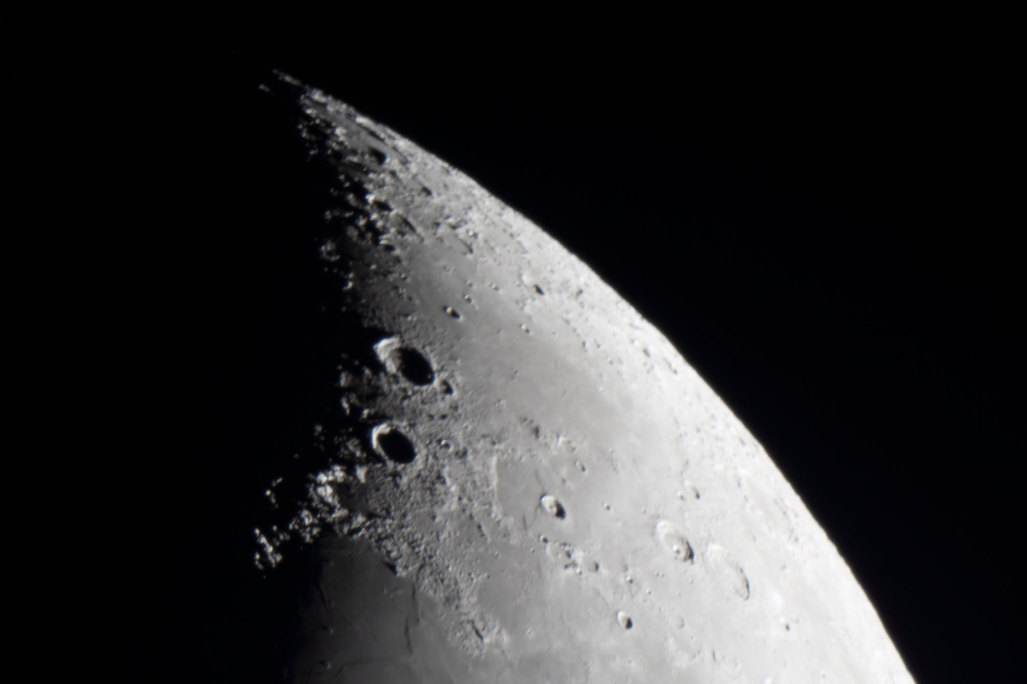 『月(月齢6.0)アリストテレス付近』(2026年2月23日)