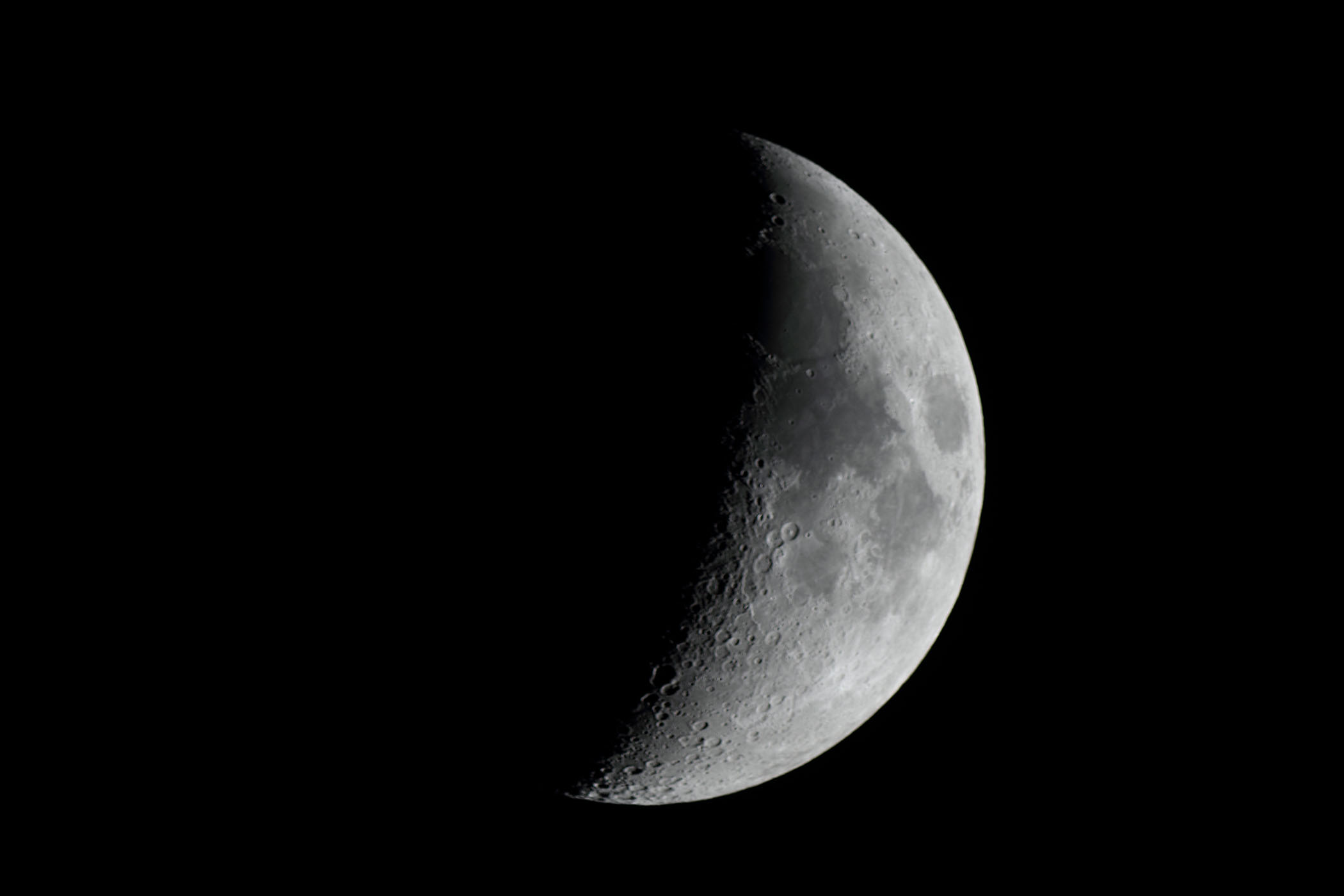 『月(月齢6.0)』(2026年2月23日)