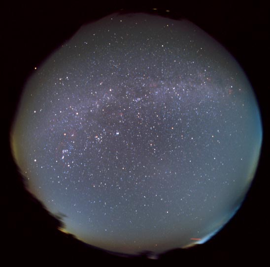 入来町愛宕山の星空
