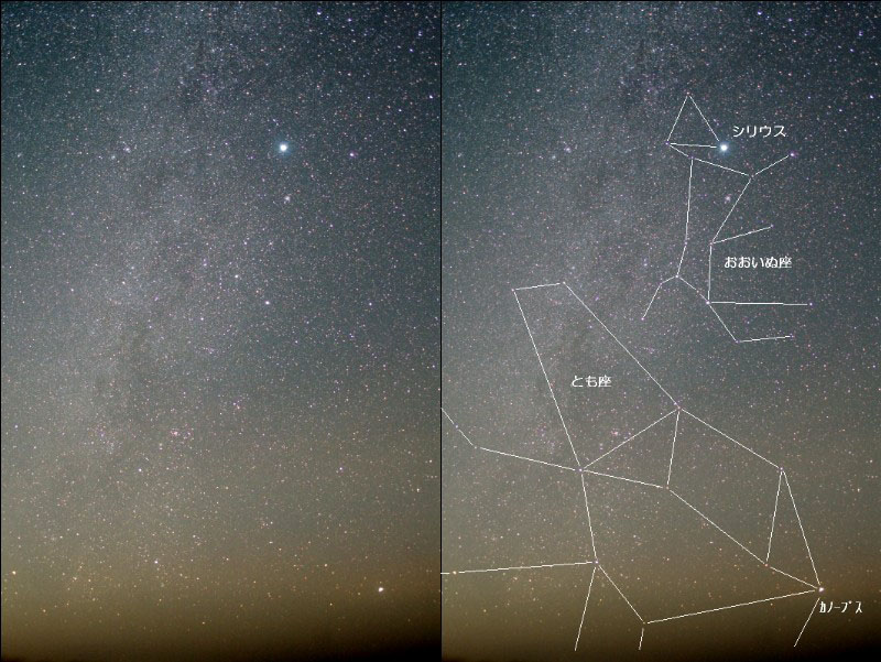 シリウスとカノープス